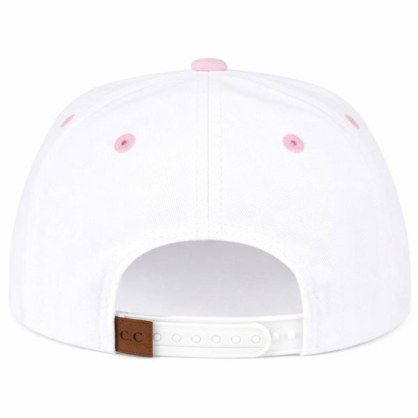 C.C HE'S GOLFING Letter Embroidered on Two Tone Trucker Hat