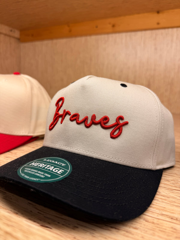 THS Braves Puff Embroidered Canvas Hat