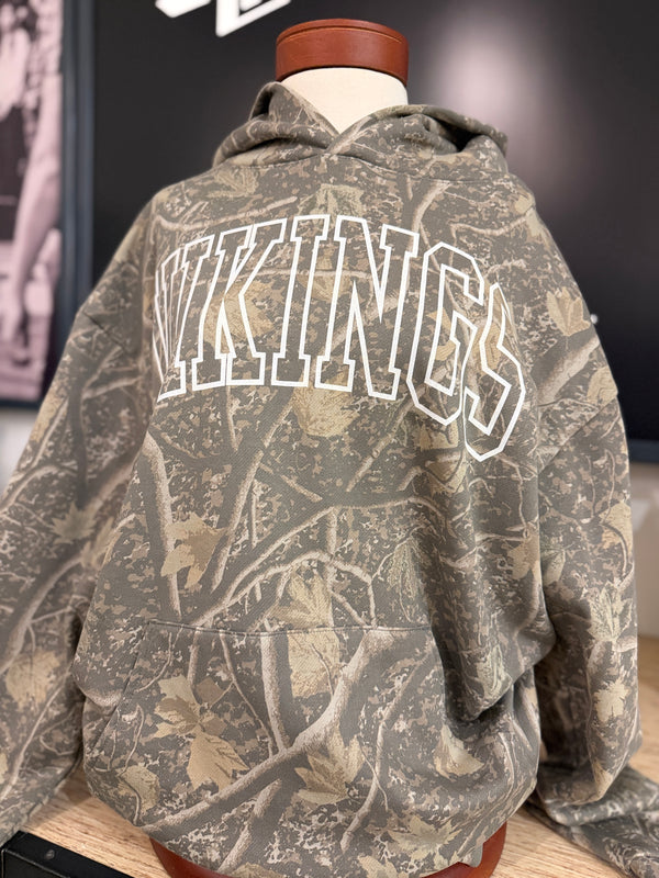 WVHS Vikings Camo Hooded Sweater