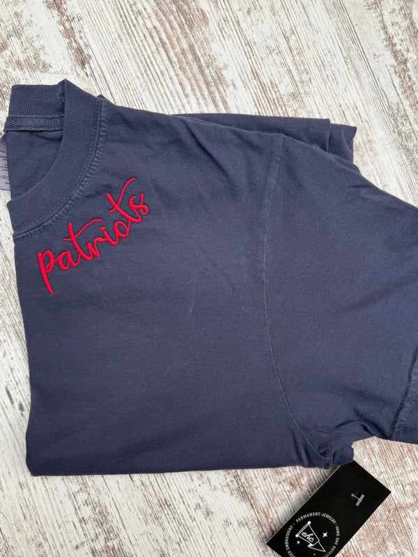 THN Patriots Embroidered Neckline Shirt