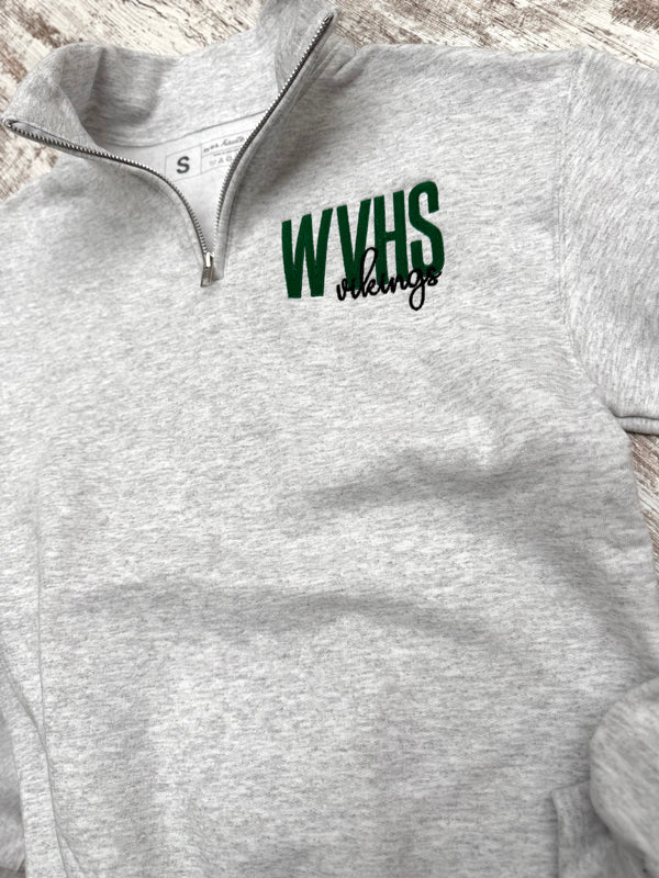WVHS Vikings 1/4 Zip Pullover