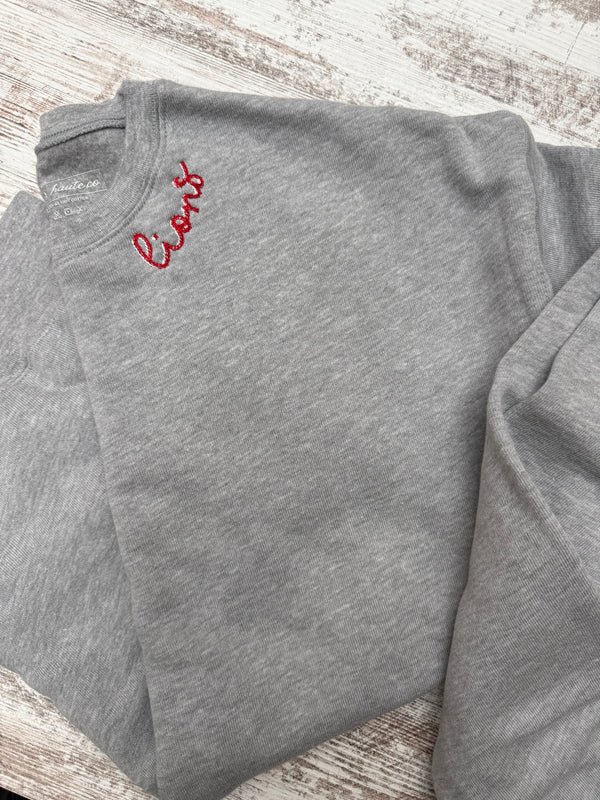 MHS Lions Neckline Crewneck Sweater