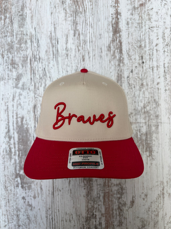 THS Braves Puff Embroidered Canvas Hat