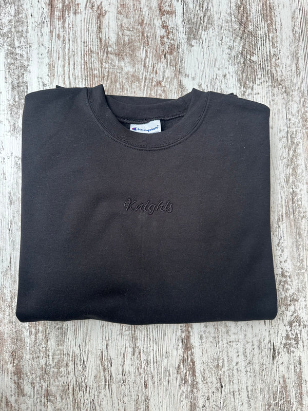 NHS Knights Champion Simple Embroidered Crewneck