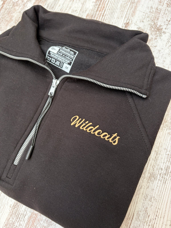 SVHS Wildcats 1/2 Zip Embroidered Pullover