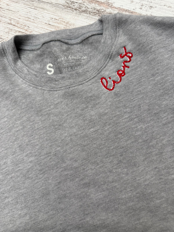 MHS Lions Neckline Crewneck Sweater