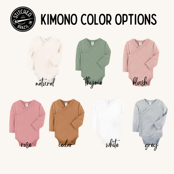 Personalized Kimono Bodysuit