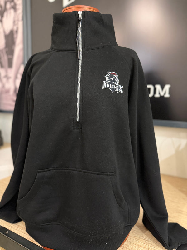 NHS Knights 1/2 Zip Embroidered Logo Pullover