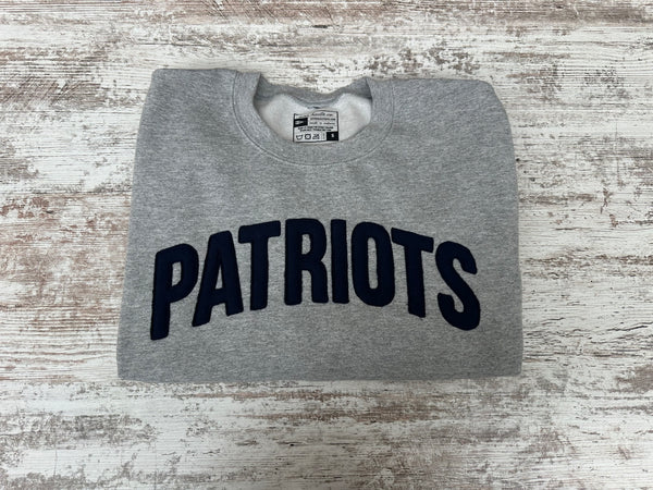 THN Patriots Applique Crewneck Sweater