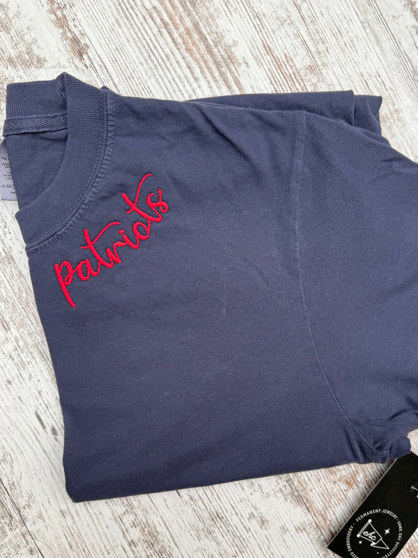 THN Patriots Embroidered Neckline Shirt