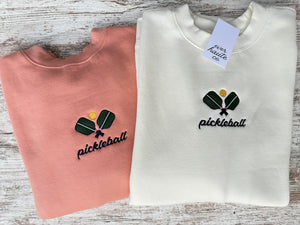 Pickleball Embroidered Sweater