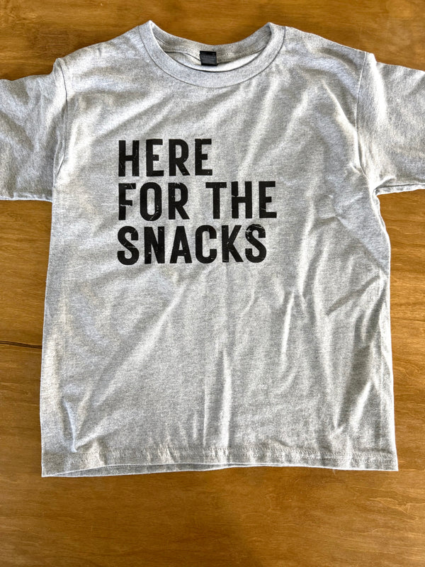 Youth Here for the Snacks Shirt