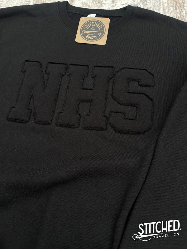 Custom - Embroidered Appliqué Monochrome HS Spirit Sweater
