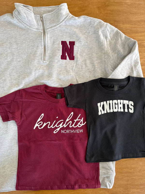 NHS Classic Varsity Letter 1/4 Zip