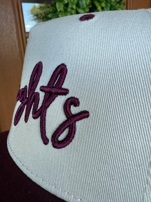 NHS Knights Puff Embroidered Mascot Hat