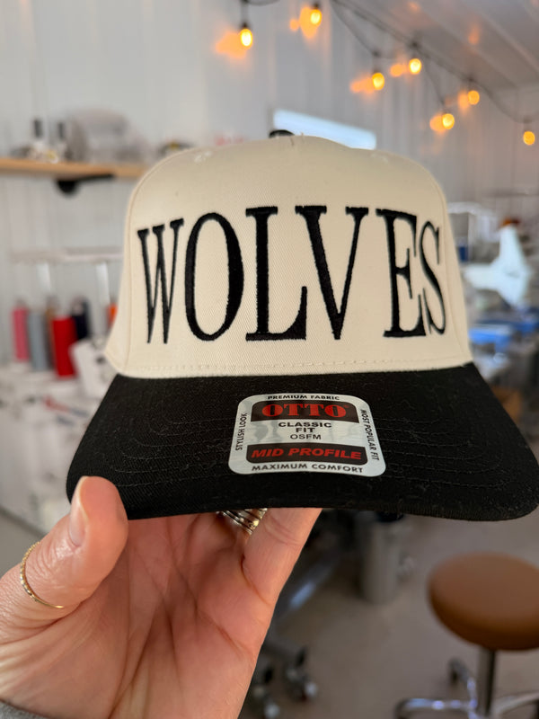 PHHS Wolves Tall Font Hat