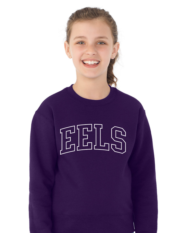 CCHS Eels Youth Outline Crewneck Sweater