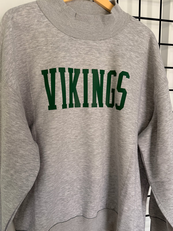 WVHS Vikings Mock Neck Sweater