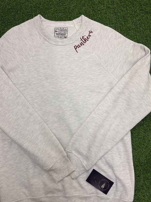 RPHS Panthers Script Neckline Crewneck Sweater