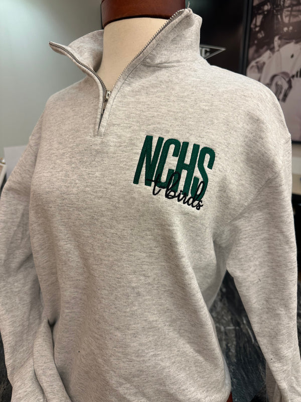 NCHS T-Birds 1/4 Zip Pullover