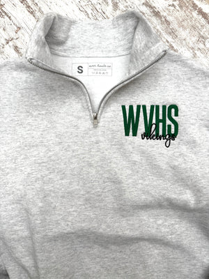 WVHS Vikings 1/4 Zip Pullover