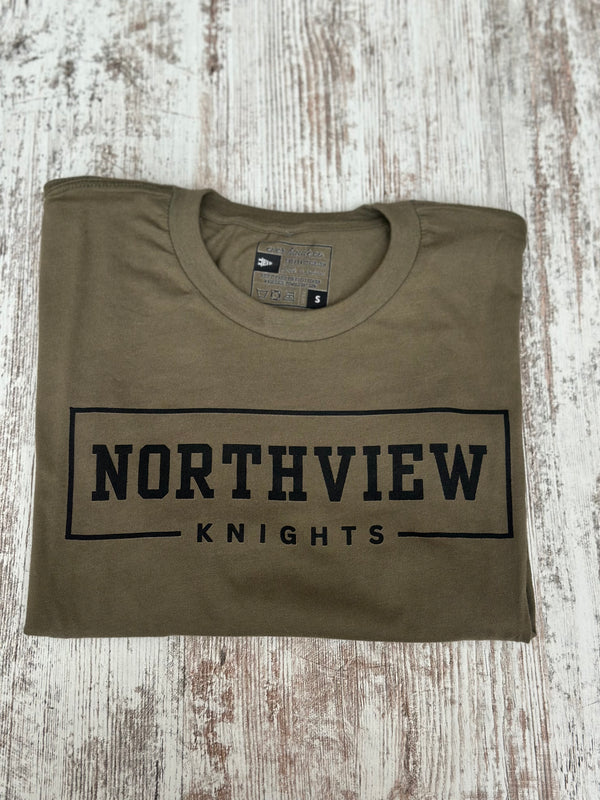 NHS Knights Military Green Shirt