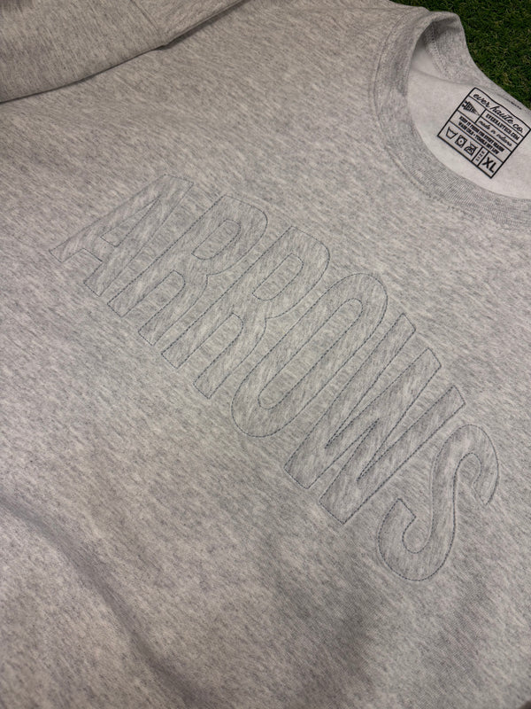SHS Arrows Ash Applique Sweater