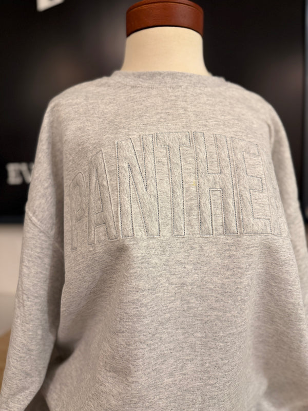RPHS Panthers Ash Applique Sweater