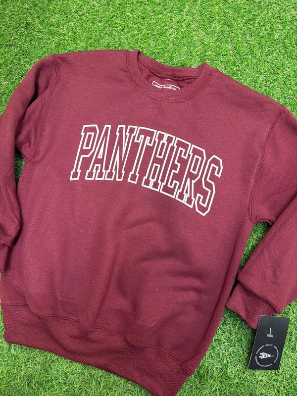 RPHS Panthers Youth Outline Crewneck Sweater