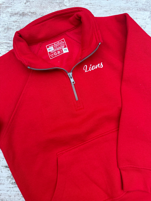 MHS Lions Youth 1/2 Zip Pullover