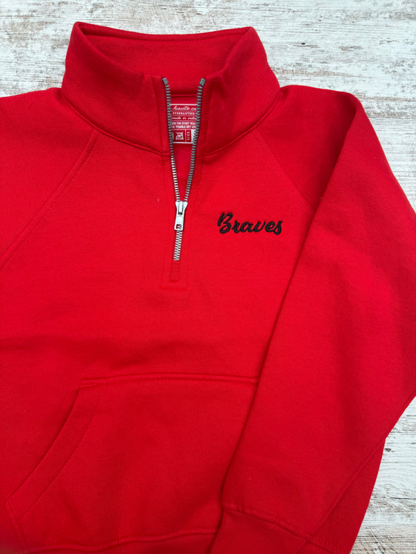 THS Braves Youth 1/2 Zip Pullover