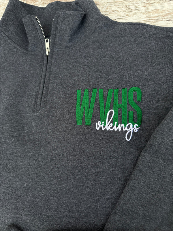 WVHS Vikings 1/4 Zip Pullover