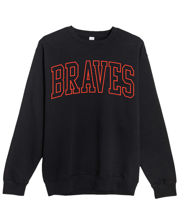 THS Braves Oversized Crewneck Sweater