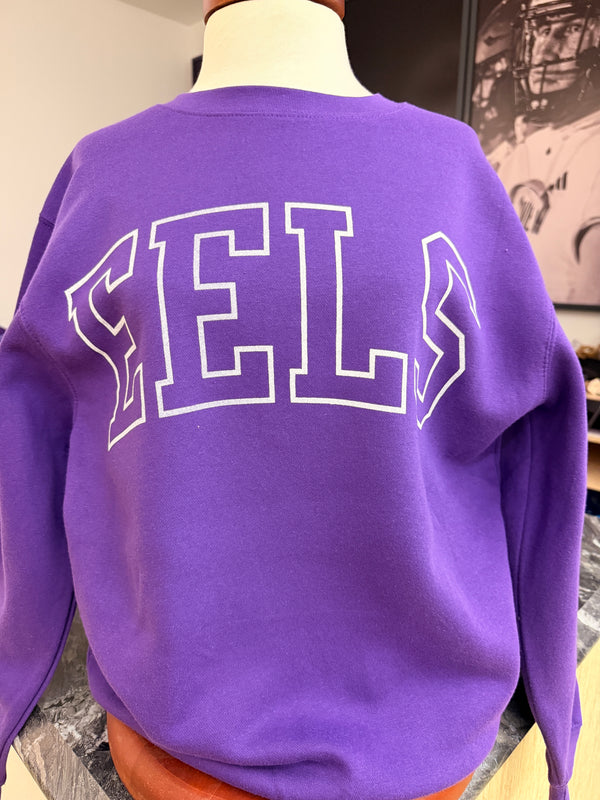 CCHS Eels Oversized Print Crewneck Sweater