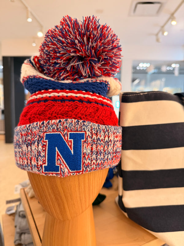 THN Patriots Pom Beanie