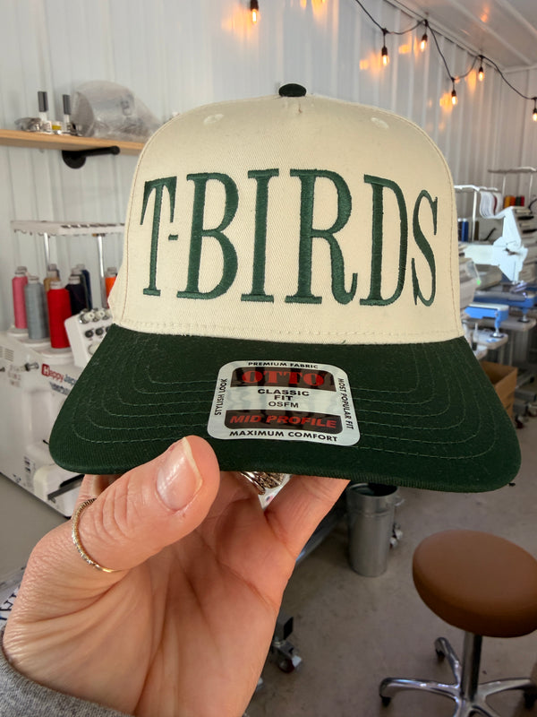 NCHS T-Birds Tall Font Hat