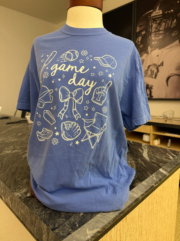 Baseball Doodle Game Day Shirt