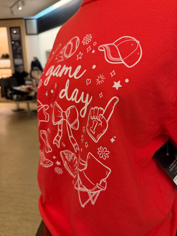 Baseball Doodle Game Day Shirt