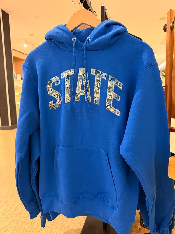 State Floral Applique Champion Hoodie