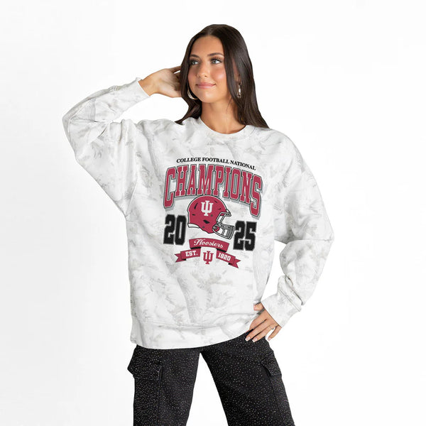INDIANA HOOSIERS ELITE LEVEL PREMIUM DROP SHOULDER PULLOVER